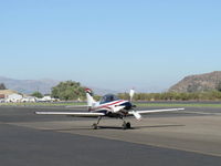 N806EY @ SZP - 2002 Mahnke LANCAIR IV-T (Turbine), Walter M601-D 724 shp Turbine, taxi after landing, Bakersfield-Meadows field BFL to SZP-20 minutes speedy flight - by Doug Robertson