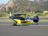 N80AS @ SZP - 1992 Pitts Aerobatics S-2B, Lycoming AEIO-540, CP Aviation's advanced aerobatics trainer, taxi off the active - by Doug Robertson