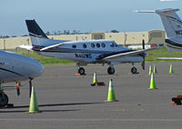 N412WC @ KAPC - Surrounded by the yellow cones - Wilson Construction of Canby, OR operates this King Air C90GTI - by Steve Nation