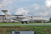 I-PARS @ EGGW - Italian Learjet 40 taxies out at Luton - by Terry Fletcher