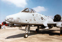 81-0966 @ EGVA - Another view of Panther 12, A-10A Thunderbolt of 81st Fighter Squadron/52nd Fighter Wing on display at the 1997 Intnl Air Tattoo at RAF Fairford. - by Peter Nicholson