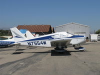 N7554W @ SZP - 1963 Piper PA-28-180 CHEROKEE, Lycoming O&VO-360 180 Hp - by Doug Robertson