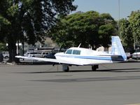 N3770H @ POC - Tied down and parked in transient parking - by Helicopterfriend