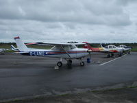 G-LAMS @ EGFH - Resident G-LAMS with other Cambrian Flying Club aircraft. - by Roger Winser