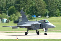 39216 @ ESCF - JAS 39C Gripen fighter taxying at Malmen Air Base. - by Henk van Capelle