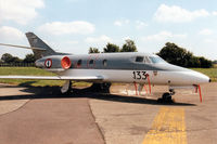 133 @ EGVA - Falcon 10MER, callsign French Navy 55C4, of 57S French Aeronavale on display at the 1997 Intnl Air Tattoo at RAF Fairford. - by Peter Nicholson