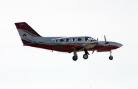 N706BA @ DAB - Cessna 421C - by Florida Metal