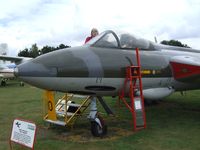 XG172 - Hawker Hunter F6A (painted and marked as XG168) at the City of Norwich Aviation Museum
