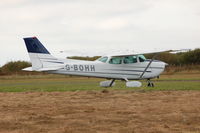 G-BOHH @ EGFH - Resident Cessna Skyhawk. - by Roger Winser