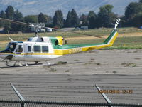 C-GSQM @ CYKA - ...one more  ofCC Helicopter's 212. - by Blindawg