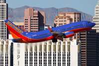 N261WN @ LAS - Southwest Airlines N261WN (FLT SWA803) climbing out from RWY 01R en route to Pittsburgh Int'l (KPIT). - by Dean Heald