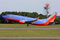 N625SW @ ORF - Southwest Airlines N625SW departing RWY 5. - by Dean Heald