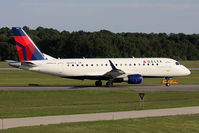 N639CZ @ ORF - Delta Connection (Compass Airlines) N639CZ taxiing to the gate after arrival from Minneapolis/St Paul Int'l (KMSP). - by Dean Heald
