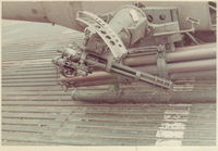 62-4567 - Here's one of the 7.62 caliber mini-guns & rocket pod for 7 2.75 folding fin rockets. - by Bookie