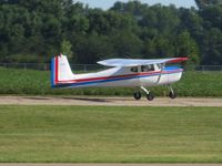 N5866E @ VTA - Arriving at the Newark, Ohio breakfast fly-in. - by Bob Simmermon