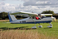 G-CBUG @ X5FB - Tecnam P92-EM Echo taxies out for take-off at Fishburn Airfield, October 2010. - by Malcolm Clarke