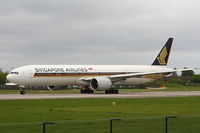 9V-SWH @ EGCC - Singapore Airlines - by Chris Hall