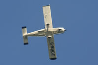 G-BHDE @ NONE - flying over Oulton Park race circuit - by Chris Hall