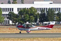 N52563 @ KCCR - Concord Flying Club 1973 Cessna 182P taking-off from RWY 32R @ Buchanan Field home base - by Steve Nation