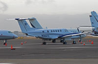 N566TC @ KAPC - Brokers International (Panora, IA) 1993 King Air B200 on foggy bizjet ramp @ Napa, CA - by Steve Nation