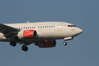 LN-RRZ @ EBBR - Arrival of flight SK4743 to RWY 02 - by Daniel Vanderauwera