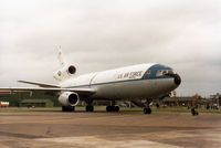 82-0190 @ MHZ - KC-10A Extender of 2nd Bombardment Wing at Barksdale AFB on display at the 1985 RAF Mildenhall Air Fete. - by Peter Nicholson