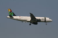TS-INA @ EBBR - Flight 8U924 is descending to rwy 02 - by Daniel Vanderauwera
