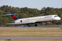 N900DE @ ORF - Delta Air Lines N900DE (FLT DAL348) from Hartsfield-Jackson Atlanta Int'l (KATL) landing RWY 23. - by Dean Heald