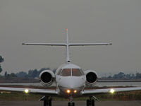 N819LX @ KAPC - Head-on shot Flight Options 2001 Hawker 800XP taxis in from KVNY (Van Nuys, CA) as  - by Steve Nation