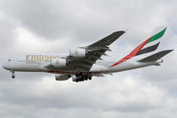 A6-EDI @ EGLL - Emirates A380-800