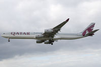 A7-AGC @ EGLL - Qatar Airways A340-600 - by Andy Graf-VAP