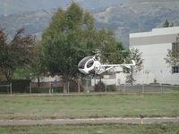 N1814Z @ POC - Hovering over helicopter practice area - by Helicopterfriend