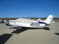 N334PC @ KCMA - Locally-based 1990 Beech F33A on the ramp with cover - by Steve Nation