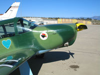 N2305B @ KCMA - CLOSE-UP of Rooster nose art on wanna be Luftwaffe Temco GC-1B photographed at Camarillo Airport, CA home base on balmy, sunny January 2007 picture postcard day - by Steve Nation