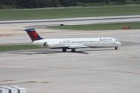 N913DE @ TPA - Delta MD-88 - by Florida Metal