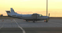 N9655B @ KOAK - (Martinair Cargo) 1989 Cessna 208B on North Ramp KOAK home base at sunset - by Steve Nation