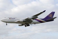 HS-TGK @ EGLL - Thai International 747-400