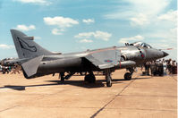 XZ455 @ MHZ - Sea Harrier FRS.1 of 899 Squadron on display at the 1988 RAF Mildenhall Air Fete. - by Peter Nicholson
