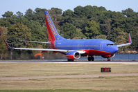 N486WN @ ORF - Southwest Airlines N486WN starting takeoff roll on RWY 23. - by Dean Heald