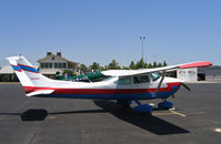 N5469N @ KMYV - Spiffy paint job on 1980 Cessna 182R visiting from Palm Springs. - by Steve Nation