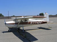 N7742E @ O52 - 1959 straight-tail Cessa 150 at Yuba City, CA - by Steve Nation