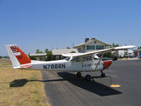 N7888N @ KMYV - Beale AFB Flying Club 1967 Cessna R172E U.S. AIR FORCE @ Marysville, CA - by Steve Nation