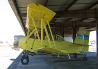 N3630D @ 69CL - Tolles Flying Service 1984 G-164B Ag-Cat at Growers AS for maintenance (no engine) - by Steve Nation