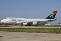 ZS-SAZ @ EGLL - South African Airways 747-400 - by Andy Graf-VAP