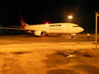 VH-VYF @ BME - Evening departure from Broome - by Henk Geerlings
