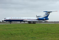 RA-85740 @ EGGW - 1991 Tupolev TU154M, c/n: 91A895 at Luton - brings in the Moscow Soccer team for their Champions League match against Chelsea - by Terry Fletcher