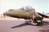 ZH665 @ EGQL - Harrier T.10 of 20[Reserve] Squadron based at RAF Wittering on display at the 1996 RAF Leuchars Airshow. - by Peter Nicholson