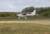 G-LAZZ @ EGFH - Arriving on Runway 22 - by Roger Winser