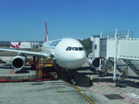 VH-EBM @ PER - Qantas , Perth Airport - by Henk Geerlings