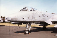 81-0980 @ EGQL - A-10A Thunderbolt, callsign Big Dog 2, of Spangdahlem's 81st Fighter Squadron/52nd Fighter Wing on display at the 1996 RAF Leuchars Airshow. - by Peter Nicholson
